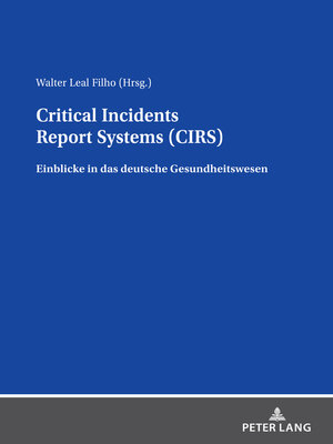cover image of Critical Incidents Report Systems (CIRS)